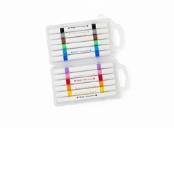Fevicryl Acrylic Markers - Multi-Surface Dual Tip - 12 Shades